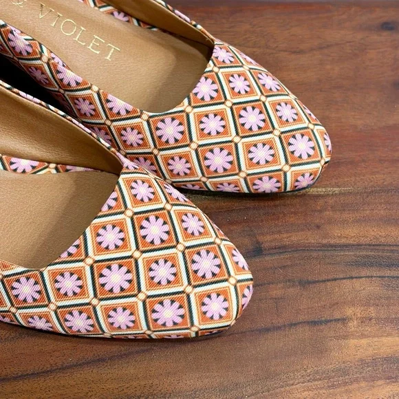 Chelsea & Violet Mazzy Printed Pumps, SZ 8 🌸 MSRP $90 - Picture 4 of 12